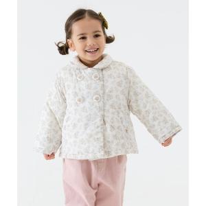 ブルゾン アウター フラワー軽量パデットジャケット キッズ 子供服 男の子 女の子