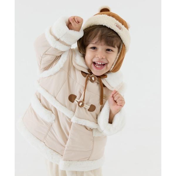 ブルゾン アウター フェイクファー切替パデットコート キッズ 子供服 男の子 女の子