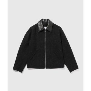 コート ジャケット ネップツイード ライダースジャケット メンズ