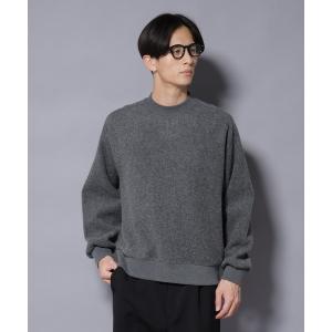トレーナー スウェット MIYATA×NANO JAPANMADE　ウール/コットン スウェット メンズ