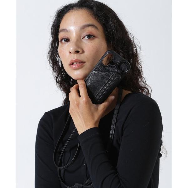 スマホケース ajew/エジュー/別注「ひも付き」iPhone16/16Pro/17/17Pro