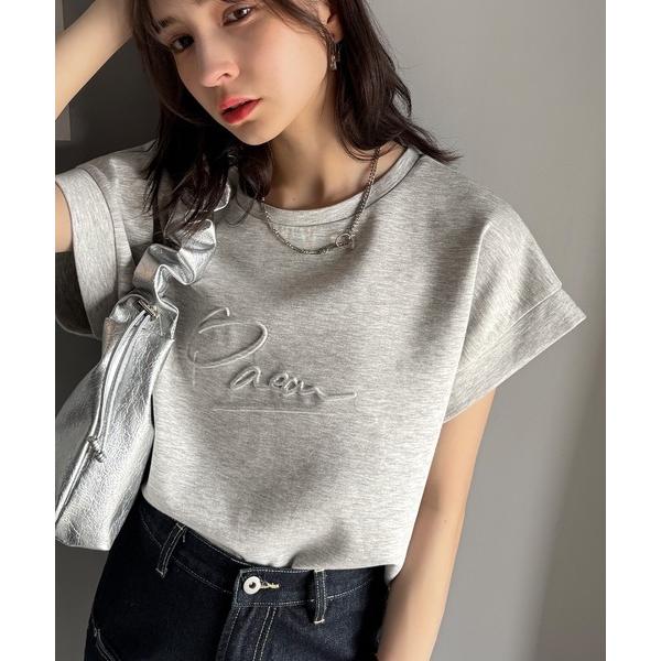「Java」 半袖Tシャツ LARGE 杢グレー レディース
