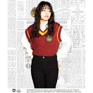 「4GEEKs by SPIRALGIRL」 ノースリーブニット「HarryPotterコラボ」 FREE ボルドー レディース