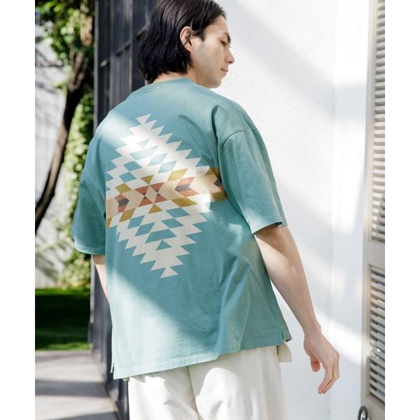 「PENDLETON」 半袖Tシャツ MEDIUM グリーン メンズ