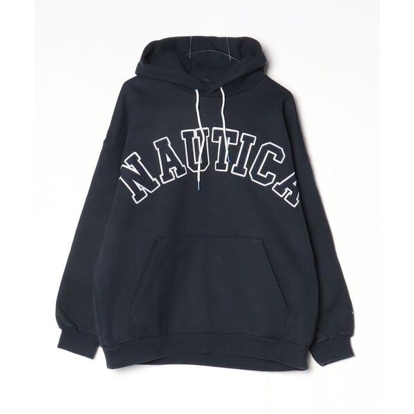 「NAUTICA」 プルオーバーパーカー M ネイビー メンズ