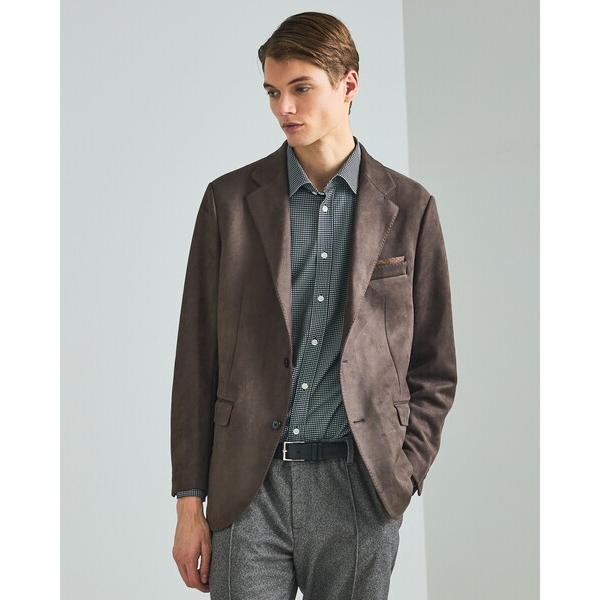 セットアップ 「セットアップ対応」ストレッチスエード ジャケット メンズ