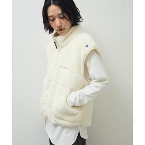 ベスト ジレ 別注Champion シェルパフリースベスト レディース