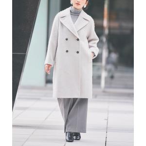 コート アウター 「軽量」ロングシャギーコート レディース