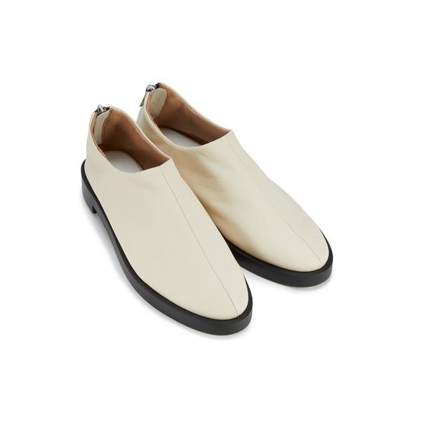 スリッポン RELE リレ バックジップスリッポンタイプドレスシューズ レディース