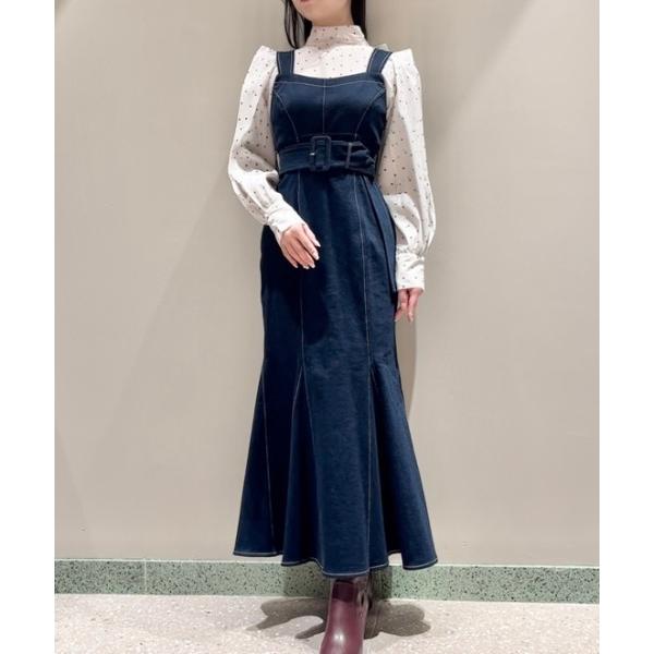 「SNIDEL」 デニムスカート 0 インディゴブルー レディース