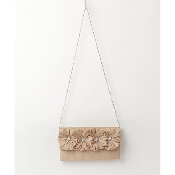 「CACHELLIE」 花柄ショルダーバッグ - ベージュ レディース