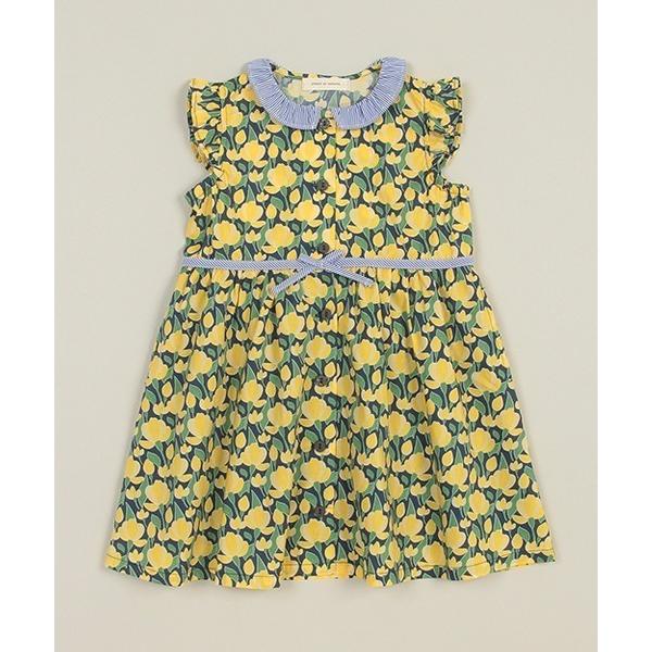 「sense of wonder」 「KIDS」半袖ワンピース 80cm ネイビー キッズ