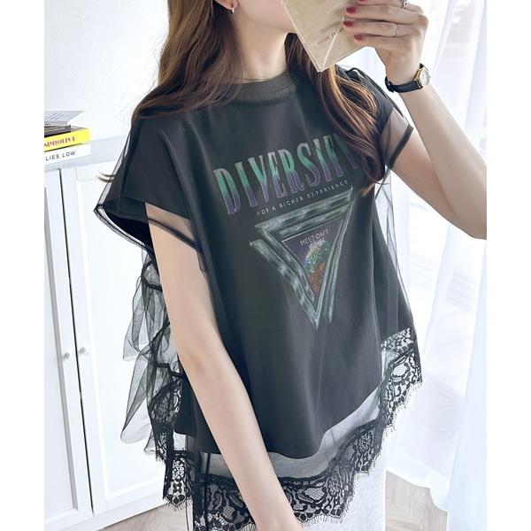 「Java」 半袖ブラウス LARGE ブラック レディース