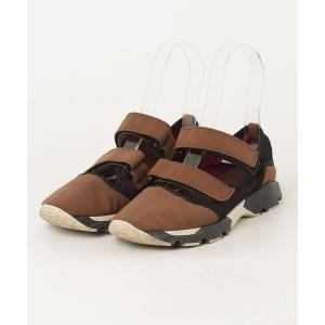 「MARNI」 フラットサンダル 37 ブラウン レディース