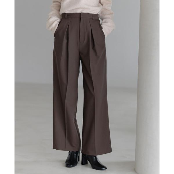 スラックス パンツ カサネタックストレートパンツ606419 レディース