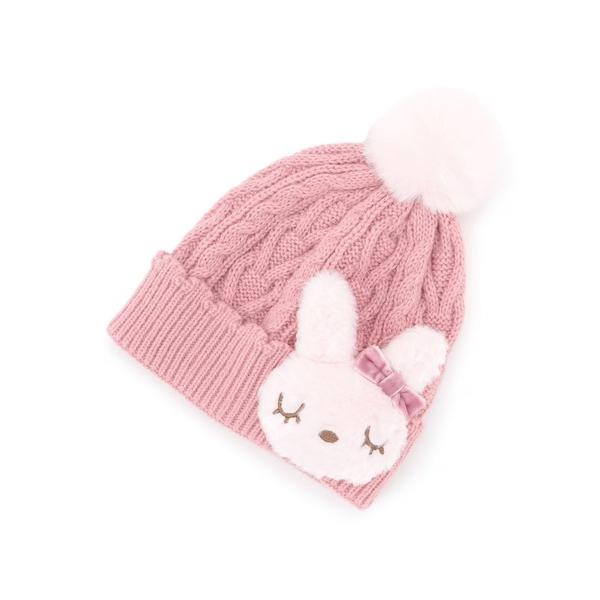 ニット帽 ニットキャップ mimiちゃん ニットフード キッズ 子供 女の子