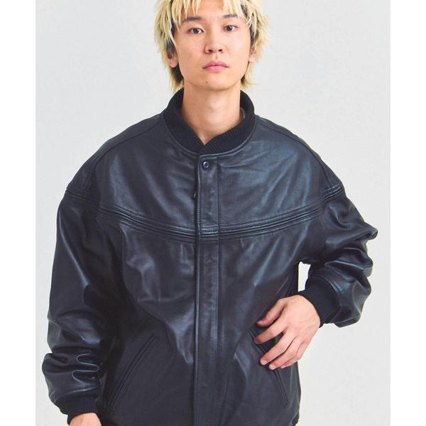 コート ジャケット Town craft leather derby jacket メンズ レディー...