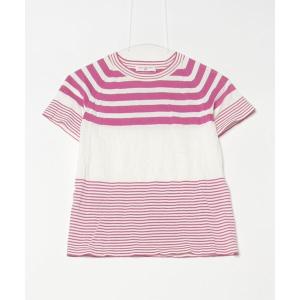 「OLD ENGLAND」 半袖ニット - パープル レディース