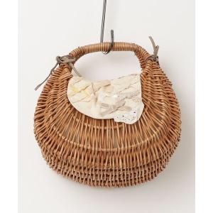 「nesessaire」 かごバッグ - ブラウン レディース