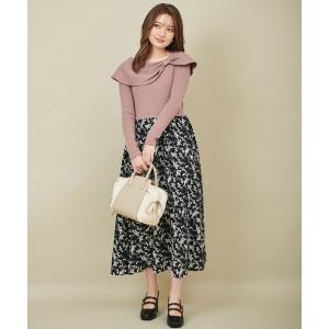 「31 Sons de mode」 ドッキングワンピース 36 ブラック レディース