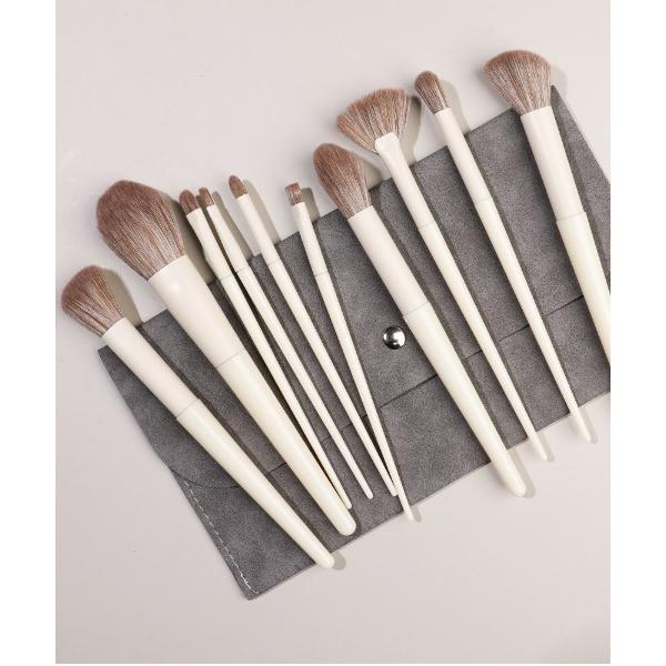 メイクブラシ メイクブラシ10本セット 封筒型ポーチ付き