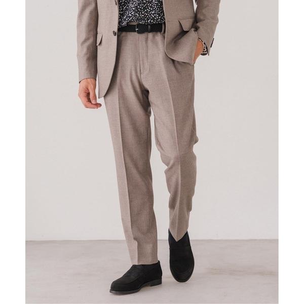 パンツ SUPER 120’s ウールサキソニー テーパードパンツ「セットアップ着用可能」 メンズ