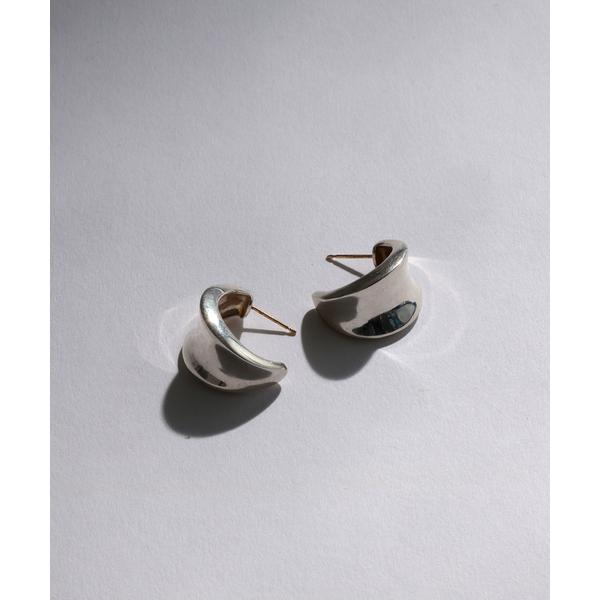 ピアス 「SAMH by LILAS」ワイド平甲丸ピアス SV（両耳） レディース