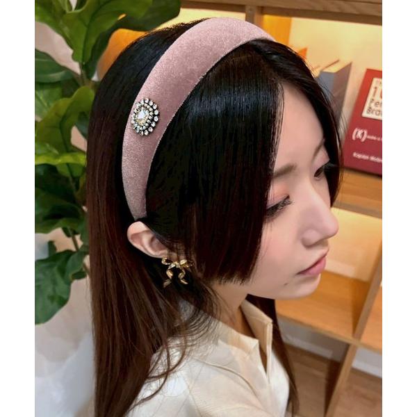 カチューシャ ビジュー付きカチューシャ