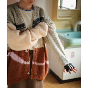 カーディガン 気狂いのニットカーディガン レディース メンズ