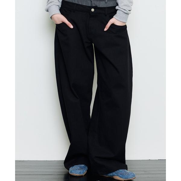 ワイドパンツ パンツ EV SKELETON LAYERED PANTS レディース