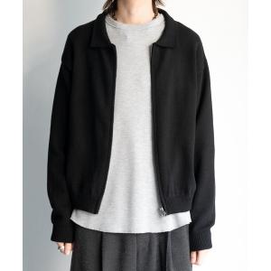 ブルゾン アウター Knit blouson/ニットブルゾン メンズ