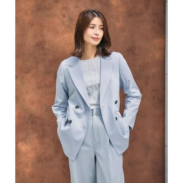 ジャケット テーラードジャケット ウツクシルエットダブルジャケット/581025 レディース