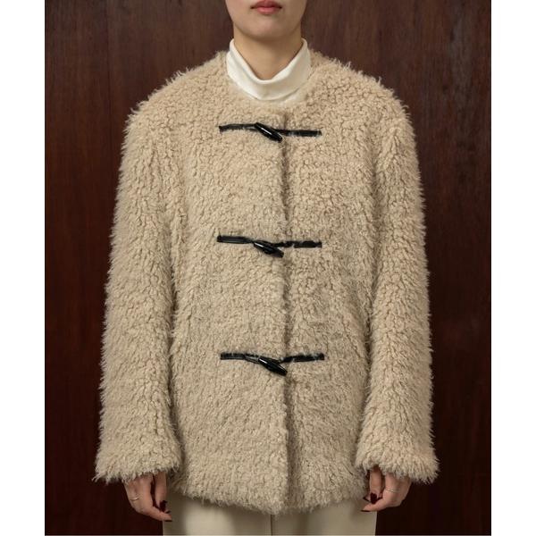 コート アウター toggle button boa nocollar coat / トグルボタンボ...