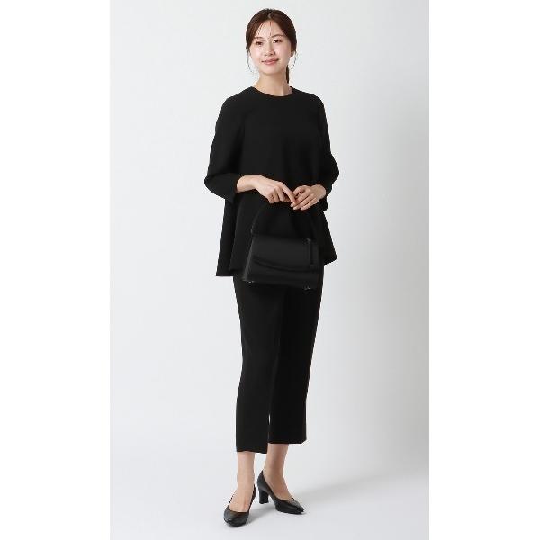 セレモニースーツ セットアップ 「ＷＥＢ限定」取り外し襟付きブラウス＋タックプルオンパンツ レディー...