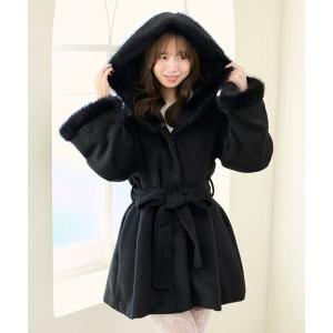 ReAmour ガーリーダウンコート ブラック ガーリーダウンコート（ダウンジャケット/コート）｜ReAmour