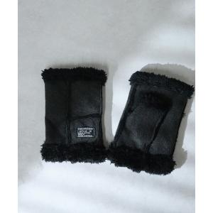 moz（モズ） 手袋 メンズ フェイクファーポケット指なしグローブ