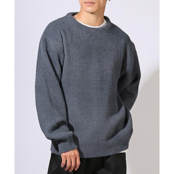 セーター ニット フェザーヤーンクルーネックニット メンズ レディース