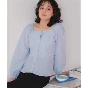 Amiur sheer slit sleeve tops シアートップス Amiur（エミレ）の「sheer slit sleeve tops（その他トップス）」 - WEAR