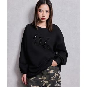 トレーナー スウェット 「WEB限定カラーあり」GY bijouプルオーバー レディース