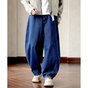 mushwear（マッシュウェア） ワイドパンツ ジーンズ ペイントデザイン