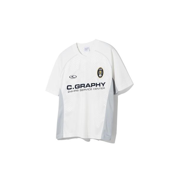 「codegraphy」 半袖Tシャツ MEDIUM ホワイト メンズ