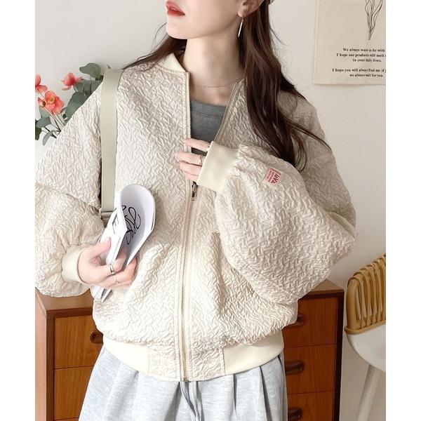 「Java」 ブルゾン MEDIUM ホワイト系その他 レディース