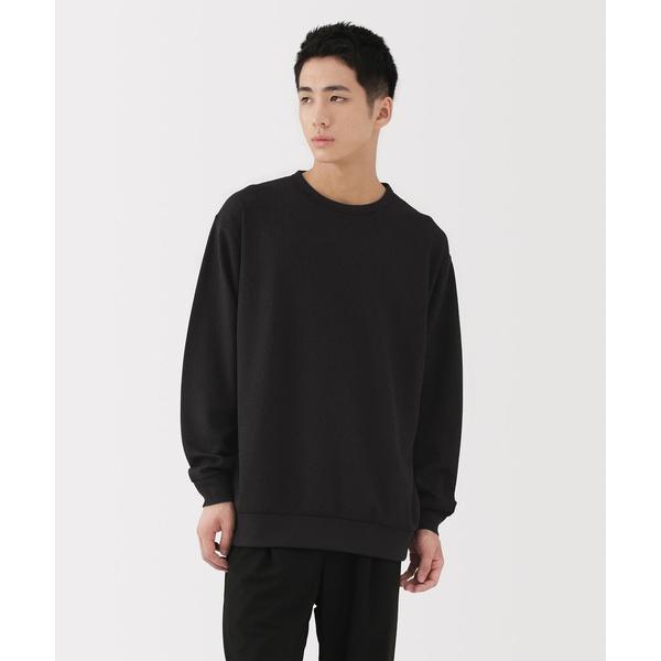 「無印良品」 長袖Tシャツ S ブラック メンズ