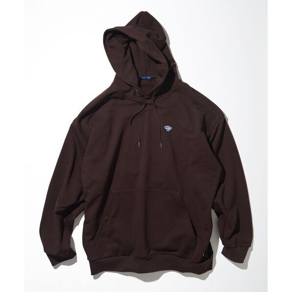 「NAUTICA」 プルオーバーパーカー SMALL ブラウン メンズ