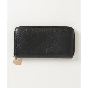 「GUCCI」 グッチシマ 長財布 - ブラック メンズ