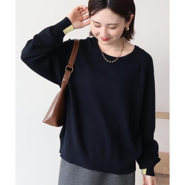 ニット セーター バイパチラグランニットプルオーバー レディース