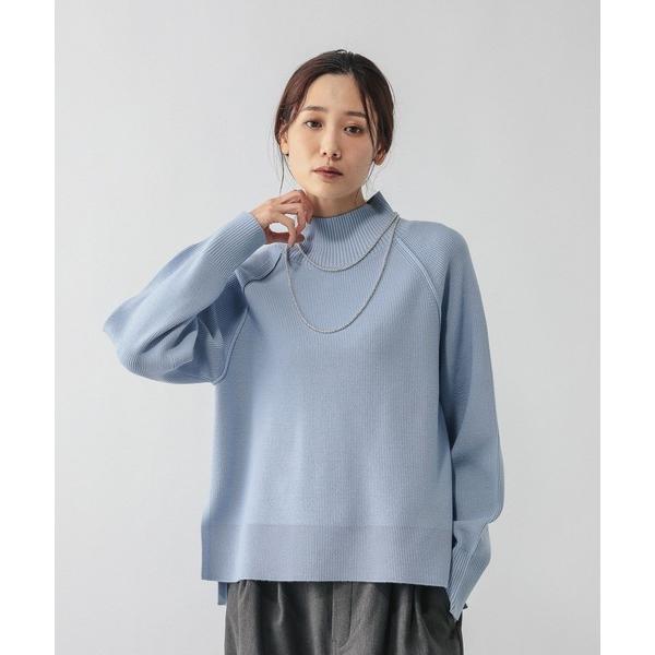 ニット セーター メルティハイネックアゼプルオーバー/581157 レディース