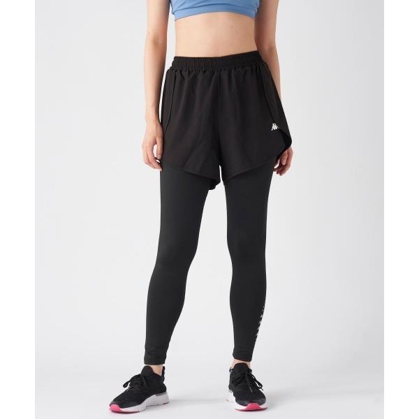 レギンス スパッツ 「Kappa/カッパ」レディースドッキングレギンス　ゴルフ　アウトドア　フィット...