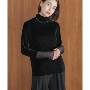 tシャツ シアーベロアインナー レディース