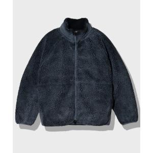 コート ジャケット Revo./レヴォ　ヴィンテージ加工 ボアフリース ジップジャケット メンズ レディース